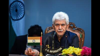 Lieutenant governor Manoj Sinha on Monday had said that the people who are opposing land to landless people were responsible for killing of 40,000 to 50,000 people in Jammu and Kashmir. (HT File) Lieutenant governor Manoj Sinha on Monday had said that the people who are opposing land to landless people were responsible for killing of 40,000 to 50,000 people in Jammu and Kashmir. (HT File)