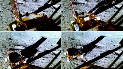 India, on August 23, became the fourth country to have successfully landed on the moon’s surface and the first to land on the South Pole. Indian Space Research Organisation (ISRO) on Thursday shared a video of the Pragyan rover rolling out of Chandrayaan-3 Vikram lander and walking on the lunar surface. (PTI) India, on August 23, became the fourth country to have successfully landed on the moon’s surface and the first to land on the South Pole. Indian Space Research Organisation (ISRO) on Thursday shared a video of the Pragyan rover rolling out of Chandrayaan-3 Vikram lander and walking on the lunar surface. (PTI)