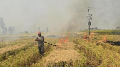 Punjab pollution control board (PPCB) will deploy an air quality monitoring van in the state to monitor pollution levels, particularly during paddy harvest season when stubble is set ablaze. (HT File)