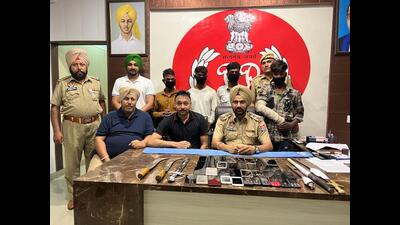 The accused in Ludhiana police custody. (HT Photo)