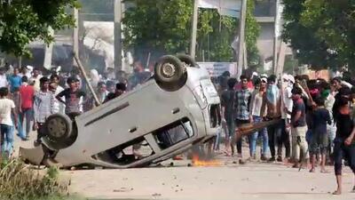 The suspect was allegedly involved in the communal violence that took place in Nuh on July 31. (HT Photo)