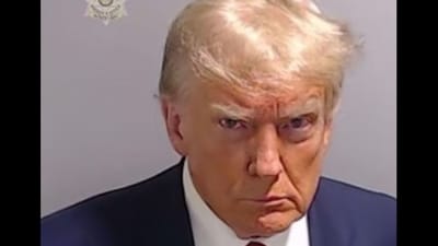 Donald Trump's mugshot was taken while being booked at an Atlanta jail for allegedly trying to reverse the 2020 election results in Georgia (Fulton County Sheriff's Office) Donald Trump's mugshot was taken while being booked at an Atlanta jail for allegedly trying to reverse the 2020 election results in Georgia (Fulton County Sheriff's Office)