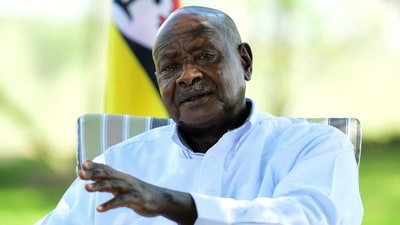 Uganda's President Yoweri Museveni. (REUTERS)