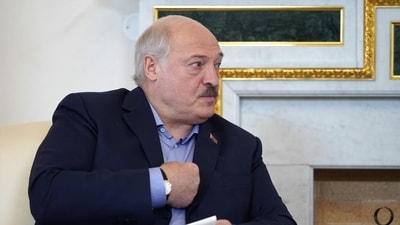 Lukashenko said that during the mutiny he had warned Prigozhin that he would "die" if he continued to march on Moscow, to which he said Prigozhin had answered: (Reuters)