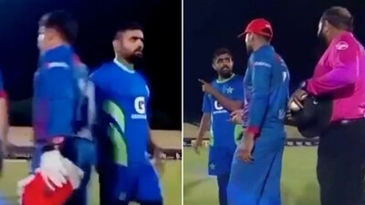 Pakistan captain Babar Azam was visibly furious. (Screengrab)