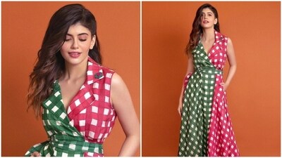 Sanjana Sanghi is an absolute fashionista. The actor keeps slaying fashion goals like a pro with snippets from her fashion diaries on her Instagram profile on a regular basis. From acing casual ensembles to ethnic attire to formal pant suits, Sanjana can do it all. The actor, on Friday, gave us the perfect TGIF mood in a colourful summer dress. (Instagram/@sanjanasanghi96) Sanjana Sanghi is an absolute fashionista. The actor keeps slaying fashion goals like a pro with snippets from her fashion diaries on her Instagram profile on a regular basis. From acing casual ensembles to ethnic attire to formal pant suits, Sanjana can do it all. The actor, on Friday, gave us the perfect TGIF mood in a colourful summer dress. (Instagram/@sanjanasanghi96)