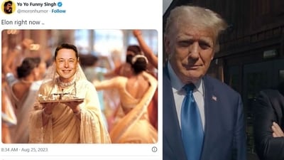 A tweet on Trump returning to X A tweet on Trump returning to X