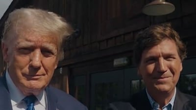 Trump's interview with Tucker Carlson overshadowed the Republican debate on Fox News Trump's interview with Tucker Carlson overshadowed the Republican debate on Fox News