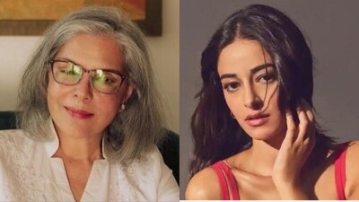 Ananya Pandya stalks Zeenat Aman on Instagram. Ananya Pandya stalks Zeenat Aman on Instagram.