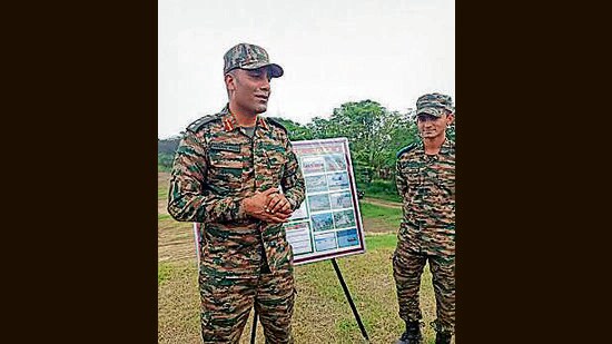 Officials said that the Kharga Sappers showcased their robust capabilities during the recent floods in Punjab, Haryana and Himachal Pradesh. (HT Photo)