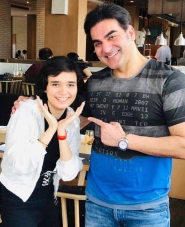 Meethika Dwivedi with Arbaaz Khan