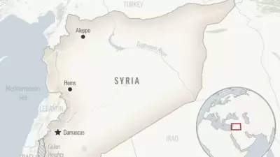 This is a locator map for Syria with its capital, Damascus. (AP Photo) (ASSOCIATED PRESS) This is a locator map for Syria with its capital, Damascus. (AP Photo) (ASSOCIATED PRESS)