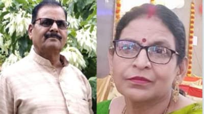 Deceased Mithilesh Kumari, 62, from Sitapur in UP (right) and deceased Satru Daman Singh, 65 , also from Sitapur in UP (left) (HT Photo/sourced) Deceased Mithilesh Kumari, 62, from Sitapur in UP (right) and deceased Satru Daman Singh, 65 , also from Sitapur in UP (left) (HT Photo/sourced)