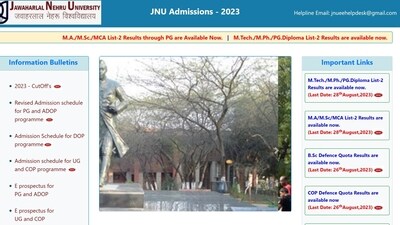 JNU PG 2023 admission 2nd out at jnuee.jnu.ac.in, here's direct link to check JNU PG 2023 admission 2nd out at jnuee.jnu.ac.in, here's direct link to check