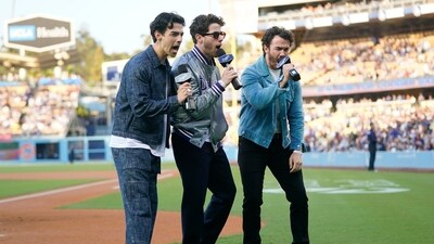 The Jonas Brothers showcase their version of Switchfoot's 2003 release 'Beautiful Letdown' in their new album tribute. The new album will consist of 25 tracks. (AP Photo/Jae C. Hong) (AP) The Jonas Brothers showcase their version of Switchfoot's 2003 release 'Beautiful Letdown' in their new album tribute. The new album will consist of 25 tracks. (AP Photo/Jae C. Hong) (AP)
