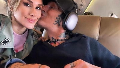 Tommy Lee's Wife Joins Onstage Flashing at Texas Concert, Igniting Controversy (Instagram) Tommy Lee's Wife Joins Onstage Flashing at Texas Concert, Igniting Controversy (Instagram)