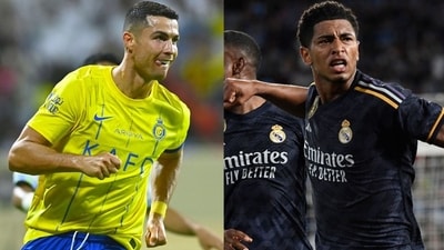 Jude Bellingham matches a huge Cristiano Ronaldo. Jude Bellingham matches a huge Cristiano Ronaldo.
