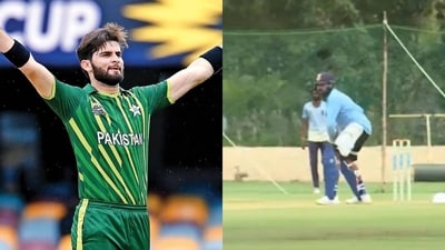 Rohit Sharma has faced Shaheen Afridi only twice in international cricket Rohit Sharma has faced Shaheen Afridi only twice in international cricket
