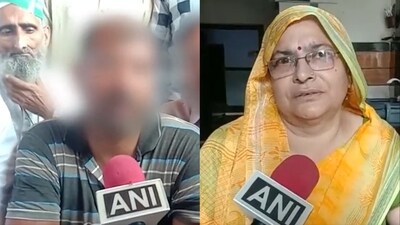 Father of the child who was beaten by classmates (L) and the teacher who instructed them. Father of the child who was beaten by classmates (L) and the teacher who instructed them.