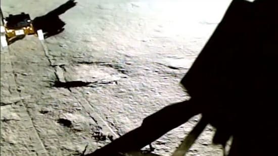 Pragyan rover roaming around ‘Shiv Shakti’ Point. (ISRO/ X)