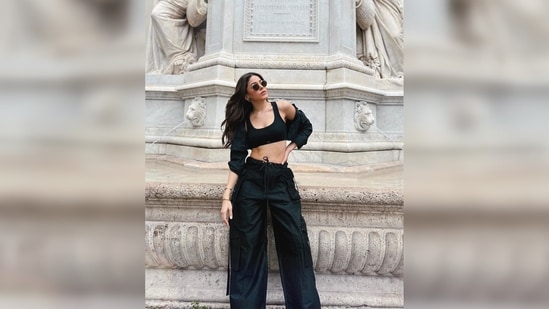 Alaya F takes over the streets of Paris in all-black stylish casual ...