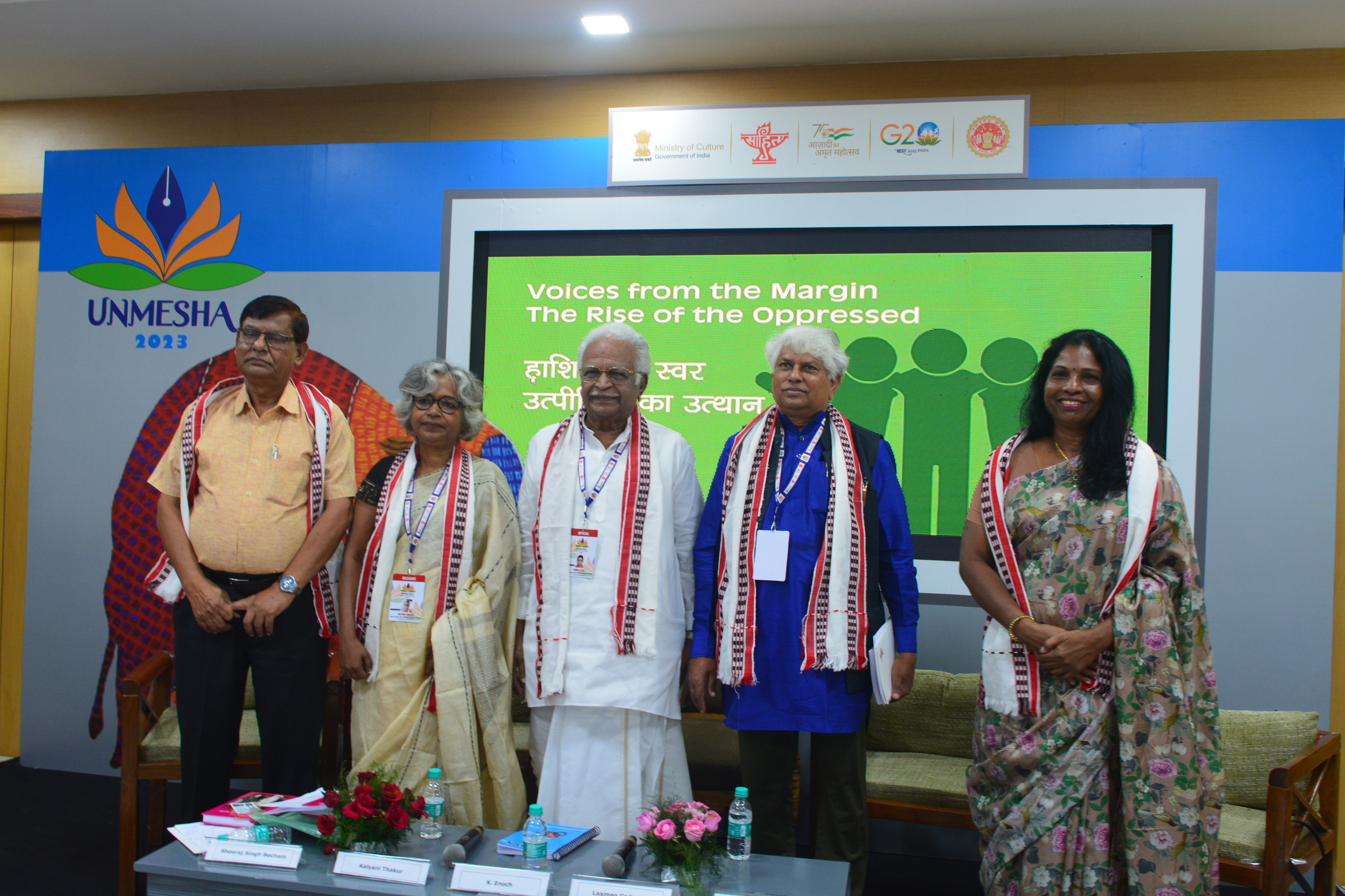 A session that discussed how literature was a tool to highlight the often ignored realities of our society. (Unmesha Festival) A session that discussed how literature was a tool to highlight the often ignored realities of our society. (Unmesha Festival)