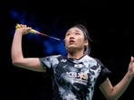 South Korea's An Se-young in action at the BWF World Championships South Korea's An Se-young in action at the BWF World Championships
