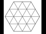 Brain Teaser: Can you count all the triangles inside this hexagon? Brain Teaser: Can you count all the triangles inside this hexagon?