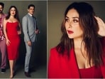 Kareena Kapoor wows fans with a photo in a stunning red dress alongside 'Janne Jann' co-stars Vijay Verma and Jaideep Ahlawat. Kareena Kapoor wows fans with a photo in a stunning red dress alongside 'Janne Jann' co-stars Vijay Verma and Jaideep Ahlawat.