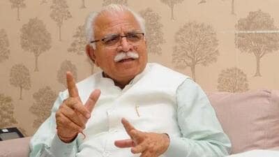 Haryana chief minister Manohar Lal Khattar. (HT File Photo/Keshav Singh/) Haryana chief minister Manohar Lal Khattar. (HT File Photo/Keshav Singh/)