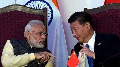 Indian Prime Minister Narendra Modi with Chinese President Xi Jinping Indian Prime Minister Narendra Modi with Chinese President Xi Jinping