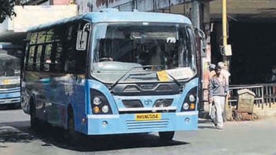 On August 1, as many as twenty-nine persons including eight women, sustained injuries after two buses operated by the PMPML collided head-on with each other on the Pune-Ahmednagar Road on the Bus Rapid Transit System (BRTS) lane. (REPRESENTATIVE PHOTO)
