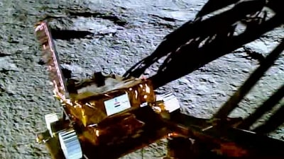 Chandrayaan 3's first finding about temperature of lunar soil is an eye opener for the scientists. (PTI) Chandrayaan 3's first finding about temperature of lunar soil is an eye opener for the scientists. (PTI)