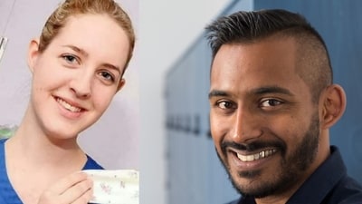 While Lucy Letby's (L) motive for murdering several babies may never be known, forensic psychiatrist Sohom Das (R) has given us a glimpse into the nurse's mind (Countess of Chester NHS Foundation Trust, Sohom Das/Facebook) While Lucy Letby's (L) motive for murdering several babies may never be known, forensic psychiatrist Sohom Das (R) has given us a glimpse into the nurse's mind (Countess of Chester NHS Foundation Trust, Sohom Das/Facebook)