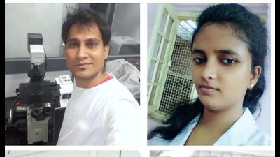 The scientists Amit Dubey, Aisha Tufail, Prof AKM Moyeenul Huq and Miah Roney. (sourced) The scientists Amit Dubey, Aisha Tufail, Prof AKM Moyeenul Huq and Miah Roney. (sourced)