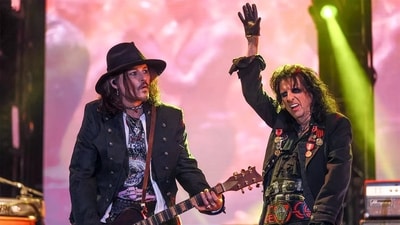 Alice Cooper opens up about touring with Johnny Depp (ERHAN SEVENLER/ANADOLU AGENCY VIA GETTY) Alice Cooper opens up about touring with Johnny Depp (ERHAN SEVENLER/ANADOLU AGENCY VIA GETTY)