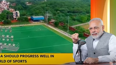 Prime Minister Narendra Modi speaks during Mann Ki Baat episode.