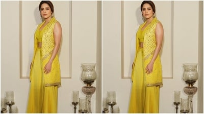 On Saturday, Nushrratt gave her fans a weekend treat as she took to Instagram to upload a series of pictures accompanied by the caption "Sun-Sani". (Instagram/@nushrrattbharuccha)