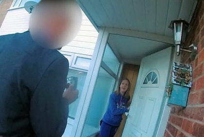 Lucy Letby being arrested at home in Chester on July 3, 2018 (Photo by Cheshire Constabulary / AFP) (AFP) Lucy Letby being arrested at home in Chester on July 3, 2018 (Photo by Cheshire Constabulary / AFP) (AFP)