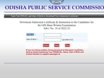OPSC OJS Main 2022 admit card released at www.opsc.gov.in, here's direct link