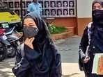 Girls wearing hijabs.