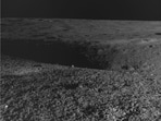 The crater that Chandrayaan 3 rover encountered on Sunday (August 27).
