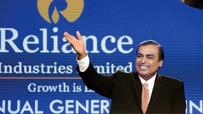 Reliance Industries chairman and managing director Mukesh Ambani. (ANI file) Reliance Industries chairman and managing director Mukesh Ambani. (ANI file)