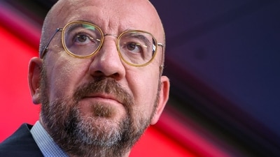 Charles Michel, president of the European Council, during a news conference in Brussels, Belgium. (Bloomberg) Charles Michel, president of the European Council, during a news conference in Brussels, Belgium. (Bloomberg)