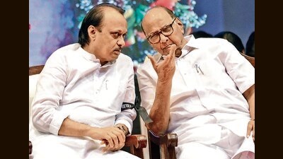 Commenting about him keeping mum about Sharad Pawar, Ajit indirectly suggested that people should know where to stop and draw a line. (HT PHOTO) Commenting about him keeping mum about Sharad Pawar, Ajit indirectly suggested that people should know where to stop and draw a line. (HT PHOTO)