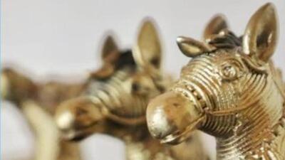 Dokra, or dhokra, is a traditional art form found in the states of Odisha, West Bengal, Jharkhand and Chhattisgarh. (X/scstdevdept)