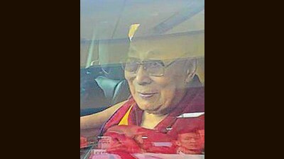 During his stay in Ladakh, the spiritual leader gave a three-day teaching at Shewatsel ground which was attended by around 65,000 people (HT Photo)