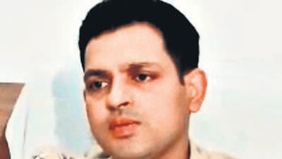 Mumbai, India - March 22, 2022: Deputy Commissioner of Police (DCP) Saurabh Tripathi suspended by Maharashtra home department after being booked in the Angadia extortion case, in Mumbai, India, on Tuesday, March 22, 2022. (HT Photo) (Hindustan Times) Mumbai, India - March 22, 2022: Deputy Commissioner of Police (DCP) Saurabh Tripathi suspended by Maharashtra home department after being booked in the Angadia extortion case, in Mumbai, India, on Tuesday, March 22, 2022. (HT Photo) (Hindustan Times)
