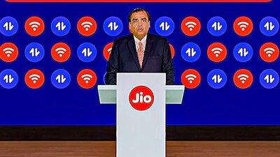 Reliance Industries Chairman Mukesh Ambani speaks during the 46th Annual General Meeting of Reliance Industries Limited, (PTI) Reliance Industries Chairman Mukesh Ambani speaks during the 46th Annual General Meeting of Reliance Industries Limited, (PTI)