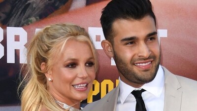 Britney Spears and Sam Asghari arrive for the premiere of Sony Pictures' "Once Upon a Time... in Hollywood" at the TCL Chinese Theatre in Hollywood, California on July 22, 2019 (Photo by VALERIE MACON / AFP) (AFP) Britney Spears and Sam Asghari arrive for the premiere of Sony Pictures' "Once Upon a Time... in Hollywood" at the TCL Chinese Theatre in Hollywood, California on July 22, 2019 (Photo by VALERIE MACON / AFP) (AFP)